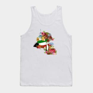 My kuwait map Tank Top